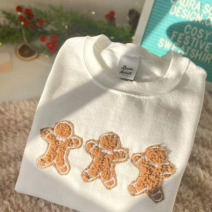 Flauschiges Lebkuchenplätzchen-Weihnachts-Sweatshirt