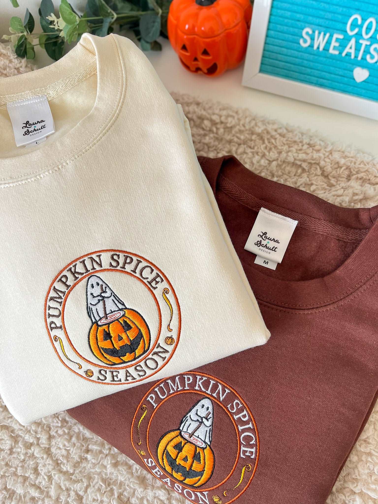 Pumpkin latte sweatshirt sale