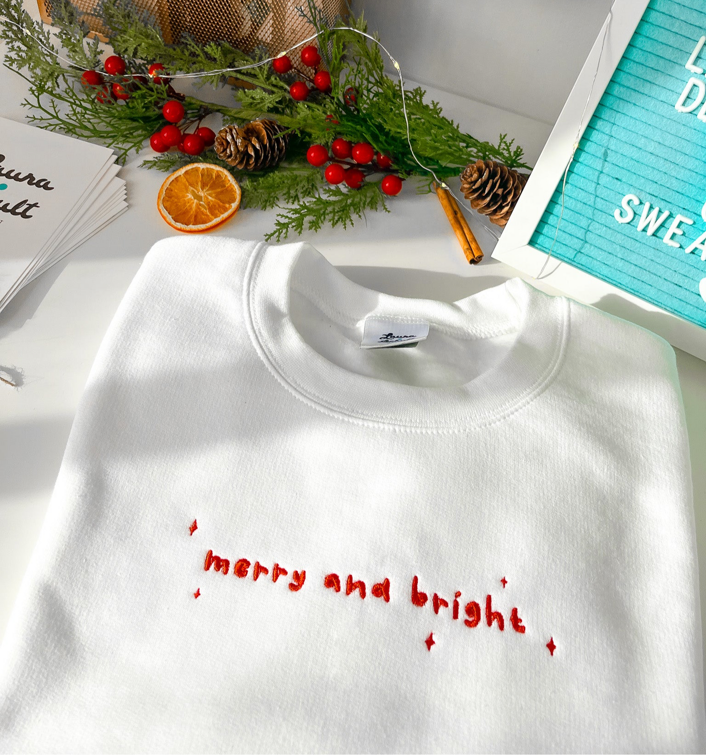 Merry and Bright Holiday Sweatshirt