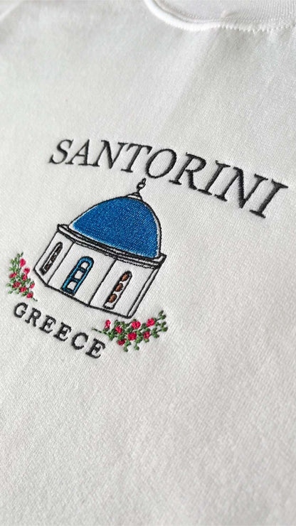 Santorini Greece Sweatshirt