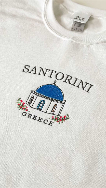 Santorini Greece Sweatshirt