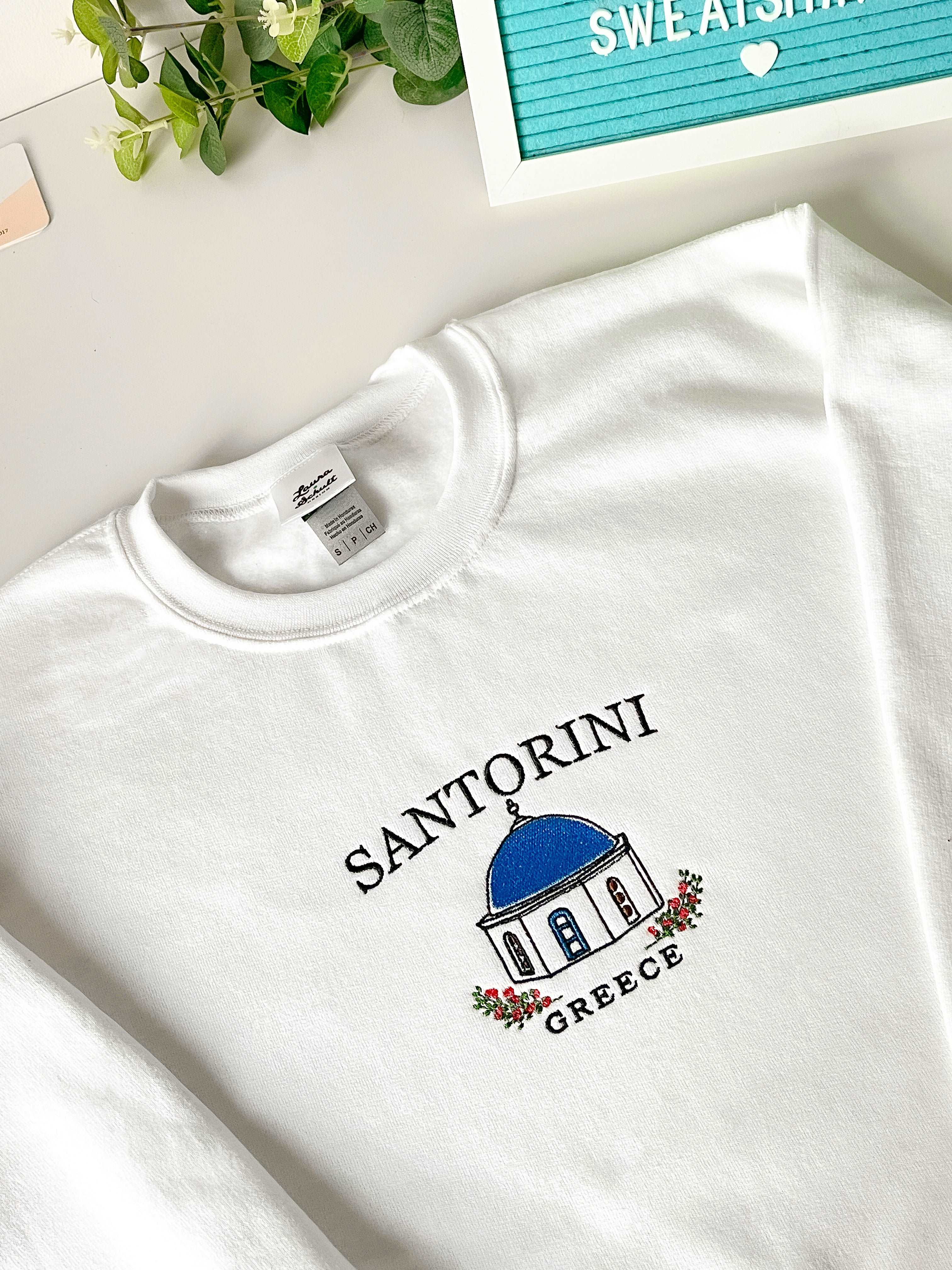 Santorini Greece Sweatshirt