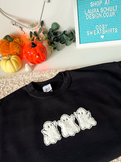 Fluffy Boucle Ghost Sweatshirt