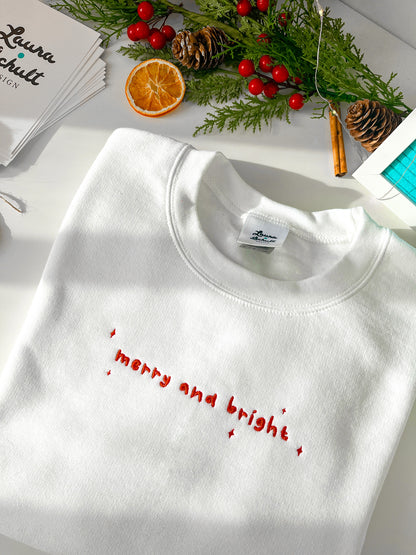 Merry and Bright Holiday Sweatshirt